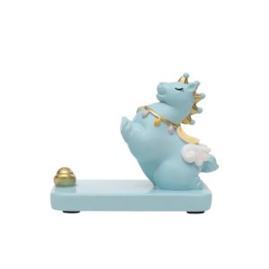 DJDK Horse Mascot Zodiac Pony Phone Holder Pony Shape Resin Cell Phone Bracket Fashion Small Ornament Mobile Phone Stand Ornaments