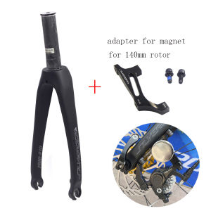 SILVEROCK MINI-01D Carbon Fork 16" 349 Caliper Disc Brake 100mm 28.6mm fit for FNHON GUST ZEPHYR K3Plus Folding Bikes
