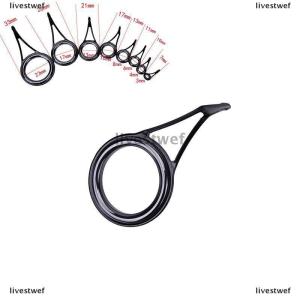 [COD] livestwef 8pcs 8 Size Fishing Rod Guide Tip Top Ring Circle Pole Repair KitFishing