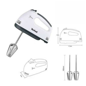 Tefal 7 Speed Super Hand Mixer Portable Baking Electric Whips/ Folds/ Blends Food Blender Pemukul Pemutar Telur 搅拌器