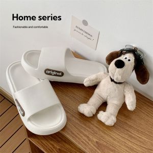 Aqrau【50%OFF🔥🔥🔥】36-45 รองเท้าแตะพื้นหนาแบบบางๆ สำหรับใส่ในบ้านและห้องน้ำในฤดูร้อนสำหรับผู้หญิงและผู้ชาย สไตล์เรียบง่าย สวมใส่สบาย รองเท้าแตะแบบสวมสบาย