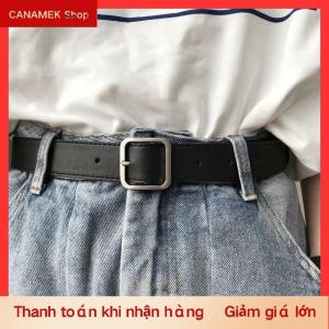 CS Pu da vành đai cho phụ nữ vuông khóa Pin khóa quần jean vành đai phụ nữ cổ điển dây Đeo Nữ Dây thắt lưng