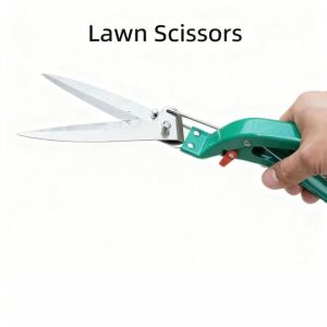 【Local Shipping】Garden Grass Shears Heavy Duty Lawn Shears for Garden Maintenance Sharp Blade Pruning Shears for Grass Turf Trimming