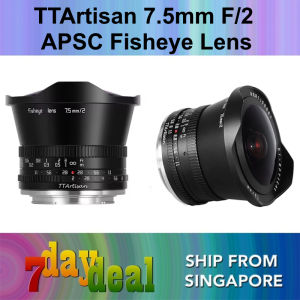 TTArtisan 7.5mm F2 Fisheye APS-C Lens (Canon RF / Sony E / Fujifilm X / Nikon Z Mount)