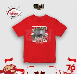 KAOS ANAK HUT RI 2024 CUSTOM FOTO DAN NAMA