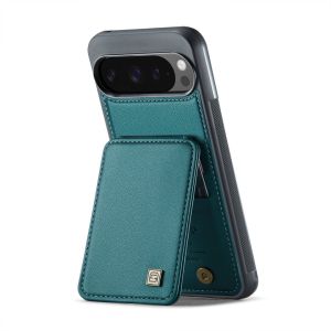 ToKerNew Luxury Magnetic Flip Wallet Case for pixel 8pixel 8 propixel 9/9propixel 9pro XL – RFID Anti-Theft TPU Shockproof Card Holder + Car Mount Compatible Shockproof pu leather