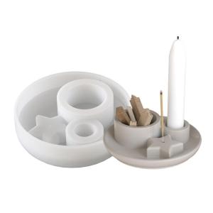 Ngôi sao và mặt trăng thiết kế Khuôn Silicone cho crafting căn cứ và incenses là viết tắt của trang trí nội thất và quà tặng làm