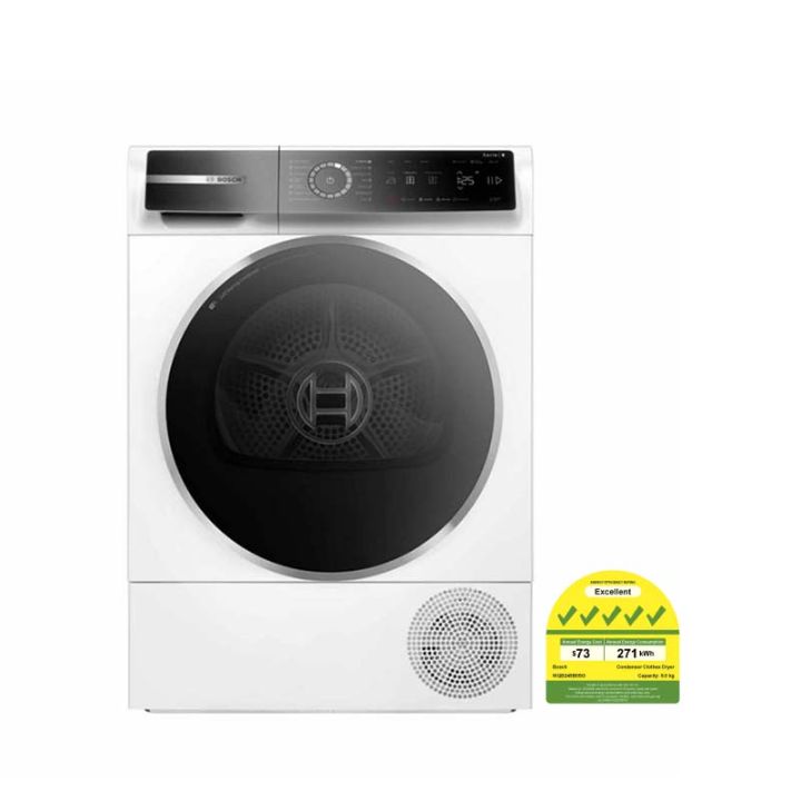 (Bulky) BOSCH WQB245B0SG Heat pump tumble dryer (9 kg)(Energy Efficiency Class 5)