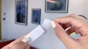 PuLXi. 36pcs Invisible Double Side Protection Sticker Lingerie Body Clothes Tape Clear Bra Transparent Strip