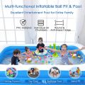 Inflatable Swimming Pool Family Multi-Sized Inflatable Pools Thickened Family Lounge Pool for Kid Swimming Playing Pool Kids Baby Children Swimming Pool. 