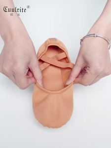 Girls Women Ballet Shoes Stretch Ballet Flats Free-lace Canvas Dance Slippers Elastic Split Soft Sole Ballet Dance Shoe for Kids