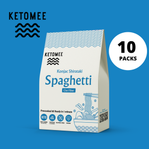 Ketomee KONJAC NOODLES RICE PASTA VALUE BUY 10 packs Keto Vegan Gluten-Free Premium Grade