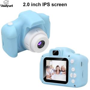 Studyset IN stock Kids Digital Video Camera Mini Rechargeable Children Camera Shockproof 8mp Hd Toddler Cameras Child Camcorder