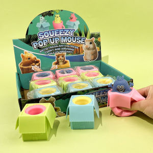 mainan anak squishy pop up unicorn - frog - squirrel - SANRIO LABUB- squishy pencet anak animal cute