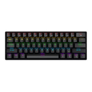 APAYADO K61 Keyboard 60% Portable Wired Mechanical Keyboard Wired 61 Keys Phantom RGB