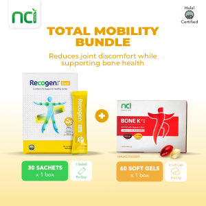 Total Mobility Bundle: Recogen® Gold and Bone K+® (MAHS1700397) - For joint & bone health
