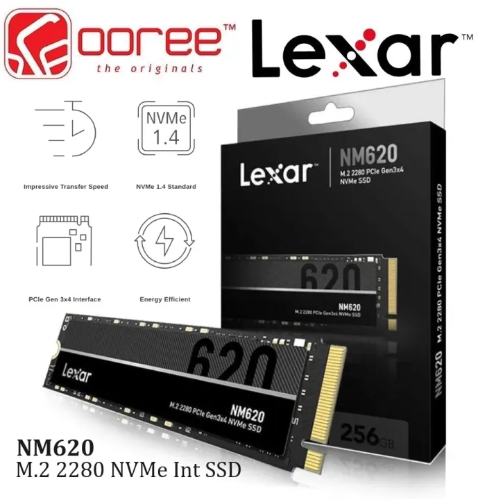 LEXAR NM620 / NM610 PRO PCIe GEN3x4 M.2 2280 NVME SSD 256GB/512GB/1TB INT SSD INTERNAL SOLID STATE DRIVE SPEED UP TO 3500MB/S