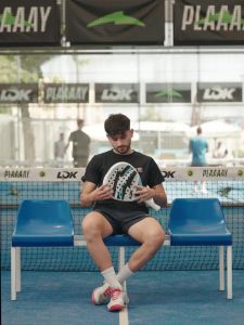 LÕK Padel Racket Carbon On Hype FDB Gen 2 racket Franco Dal Bianco LR2HA1U740