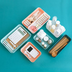 TALENTIN Simple Desktop Drawer Organizer Multifunctional Storage Box Stackable Combination Household Desk Organizer Kotak Simpan Barang Kotak Simpanan