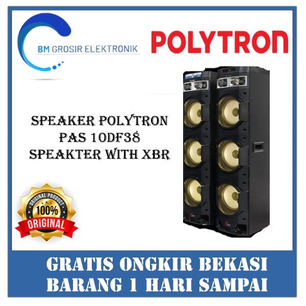 POLYTRON SPEAKER PAS 10DF38 SPEAKTER BLUETOOTH AKTIF WITH XBR | Lazada ...