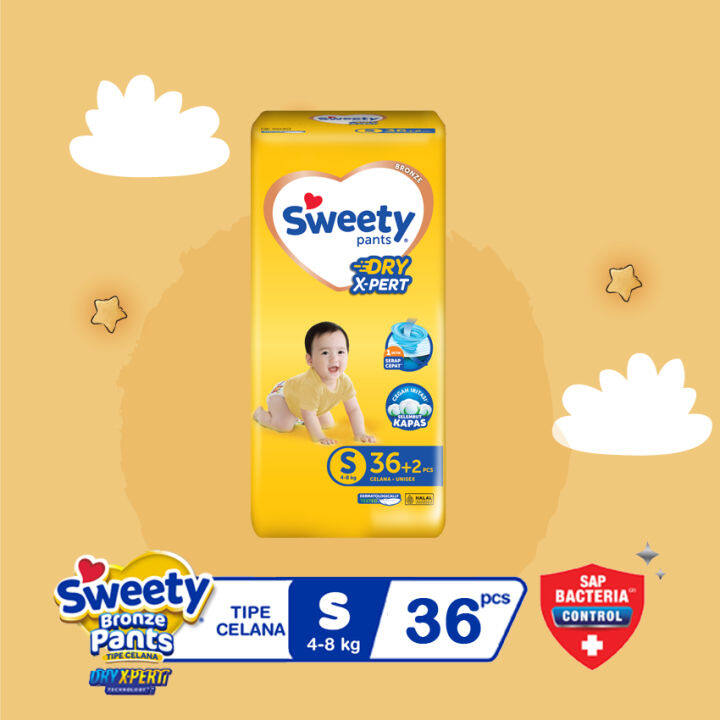 Sweety Bronze Dry X Pert S36 Sweety Bronze Popok Celana S36 Lazada Indonesia 0799