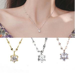 Dây chuyền titan nữ đính đá lấp lánh sang trọng không đen gỉ