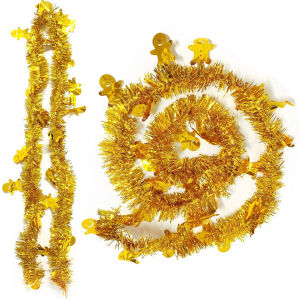 1.6M christmas garland Tinsel Garlands Christmas Decoration for Tree Ornaments Year Party Decor HEIM