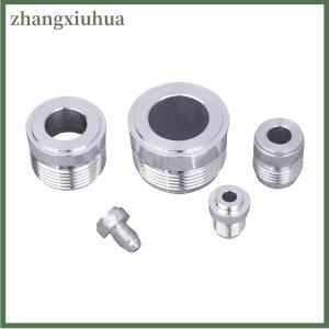 zhangxiuhua 1PC Weld Bung Nitrous Hose Fitting AN3 AN4 AN6 AN8 AN10 AN12 AN16 AN20 Male Billet Aluminum Alloy Straight Male Weld Fitting Adapter