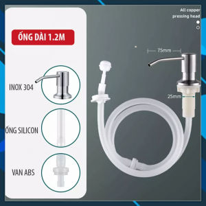 (HỎA TỐC) - Bộ vòi bơm hút nước rửa chén gắn bồn rửa tiện lợi ống dẫn nước dài 1m2