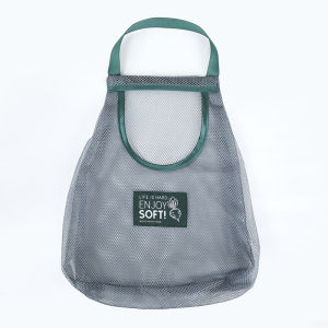 【Free Shipping】Portable Reusable Kitchen Fruit Vegetable Storage Bag Grocery Shopping Mesh Bag Washable Hollow Hanging Bags Organizer
