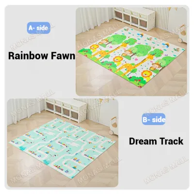 Baby Play Mat Crawling Mat XPE Foldable Thick Foam Odorless Kids Activity Playroom Floor Mat