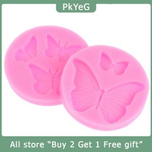 [COD] PkYeG KITCHEN 1Pc Butterfly Silicone Molds Mini Butterfly Cake Fondant Mold for DIY Chocolate Candy Cupcake Topper Decoration Desserts Mold