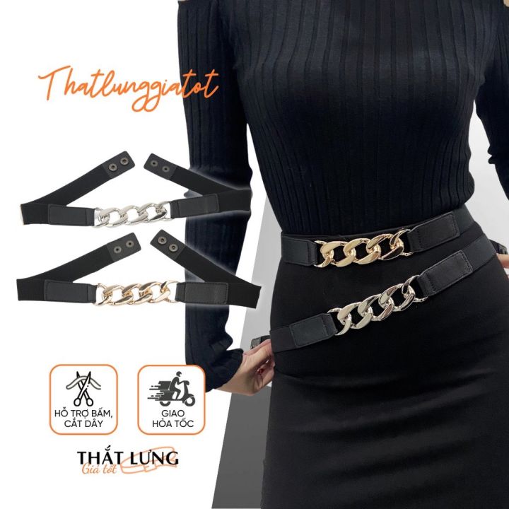 Đai Váy Bản To Sang Chảnh ĐV011 Meo shop - thắt lưng váy to 7.5cm khóa vàng  - Thắt lưng - Dây nịt nữ và phụ kiện | ThờiTrangNữ.vn