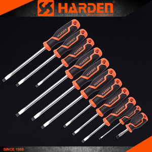 Harden Flat Slotted Screwdriver with Soft Handle Multi Hand Tools TPR Plastic Handle Slotted Screwdriver Set Magnetic Screwdriver /Phillips/Torx