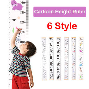 Deyln Props Wooden Wall Hanging Baby Height Measure Ruler Wall Sticker Decorative Child Kids Growth Chart for Bedroom Home Decoration