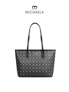 MICHAELA Extra-Large Checkered Tote Bag 15 Roomy Everyday Bag for Work School Strolls HB6508051 XD