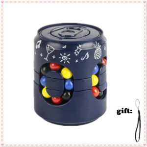 Coke can gyro flip magic cube rotating cube fingertip gyro decompression toy educational toy