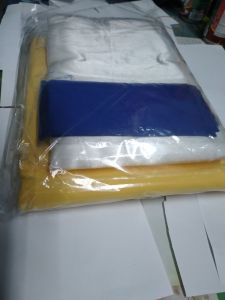 1 BỘ Vải áo dài Nam Á Bank ( NGÂN HÀNG TMCP NAM Á - VẢI ĐỒNG PHỤC CÁN BỘ NHÂN VIÊN NỮ QUY CÁCH: Áo Dài:15 m * 18 m (Vàng). Quần Áo Dài: 15m *13m ( Trắng). Tà Áo: Lụa Tuyết nhung. Quần: Phi bóng mờ hàng dày Thailand.