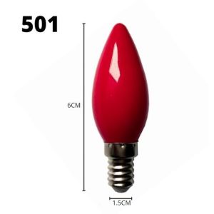 Lampu Lilin Cabe Lombok LED Sembahyang Candle Lamp E12 Lampu Main Api Berkedip Bijian