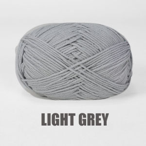 50g 4ply Smooth Milk Fiber Knitting Wool Crochet Yarn Soft Anti-Static Milk Cotton Yarn