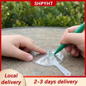 [COD] Ship within 24 hours 5cm Mini Transparent Blank Fans 50PCS for Kids Custom DIY Art Kits Wedding Party Favor Supplies