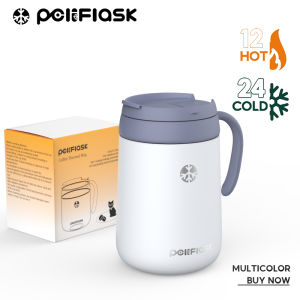 Peliflask 350ml/500ml Coffee Mug Stainless Steel With Leakproof Lid Vacuum Insulation Cup