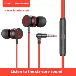 LI-TOP หูฟังมีสายแม่เหล็กโลหะพร้อมเบสหนักสำหรับเล่นเกม