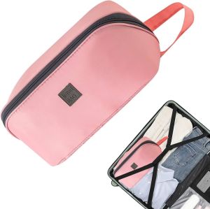 FS Large Capacity Waterproof Underwear Storage Bag Multiple Compartment Bra Organizer Travel Bra Socks Organizer Bag