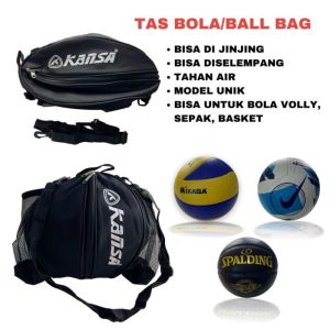 Tas Bola Futsal Olahraga / Tas Bola Basket Volley Futsal Kansa Original Anti Air