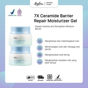 REGLOW Paket Skin Barrier Treatment Skincare Untuk Memperbaiki Kulit Wajah Rusak Skincare Wajah Putih Glowing Kulit Berminyak dan Kering Wajah Putih dan Glowing Menjaga Kesehatan Skin Barrier Menutrisi dan Melembapkan Kulit