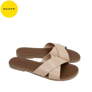 Dép nữ quai chéo kiểu đơn giản thời trang A45 - GIÀY GIAVY