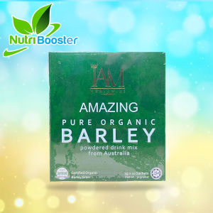 IAM Amazing Barley Grass Powder Juice  1 box ( 10 sachets ) Organic