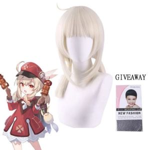 Genshin Impact Klee Cosplay Full Set Anime Costume Top Scarf Hat Shorts Socks Elf Ears Gloves Ship From MY Local Warehouse