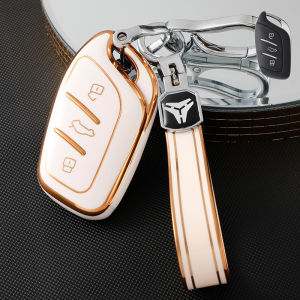 TPU Car Smart Key Cover For MG ZS MG4 MG5 MG HS key case Shell Holder MG keychain fashion key case